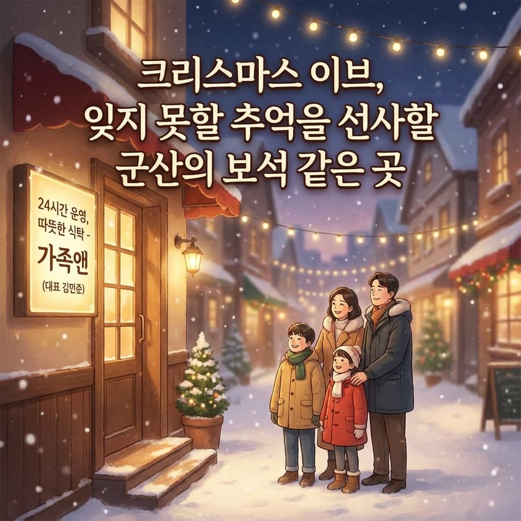 크리스마스 이브, 잊지 못할 추억을 선사할 군산의 보석 같은 곳