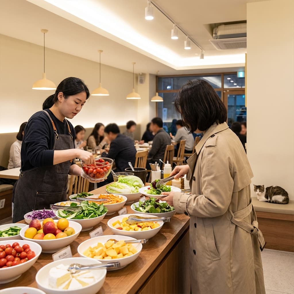 샐러드바 무한 리필? 신선함 가득 이탈리안 샐러드바 즐기기 - 프레시포크 군산점